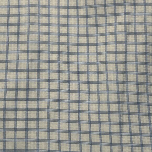 DUCHAMP London Shirt Mens 18 XXL 46 Button Up Dress Blue White Check Cotton - Picture 5 of 6
